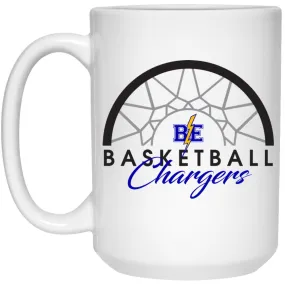 Chargers Basketball - 15oz White Mug