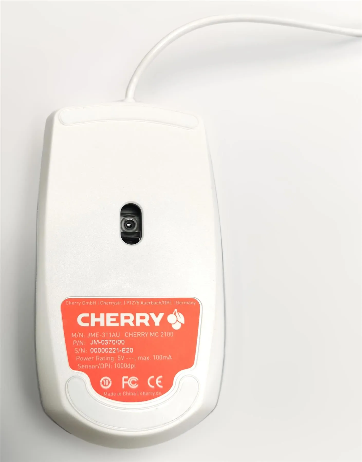 CHERRY Gentix Silent Mouse MC2100 White / Silver