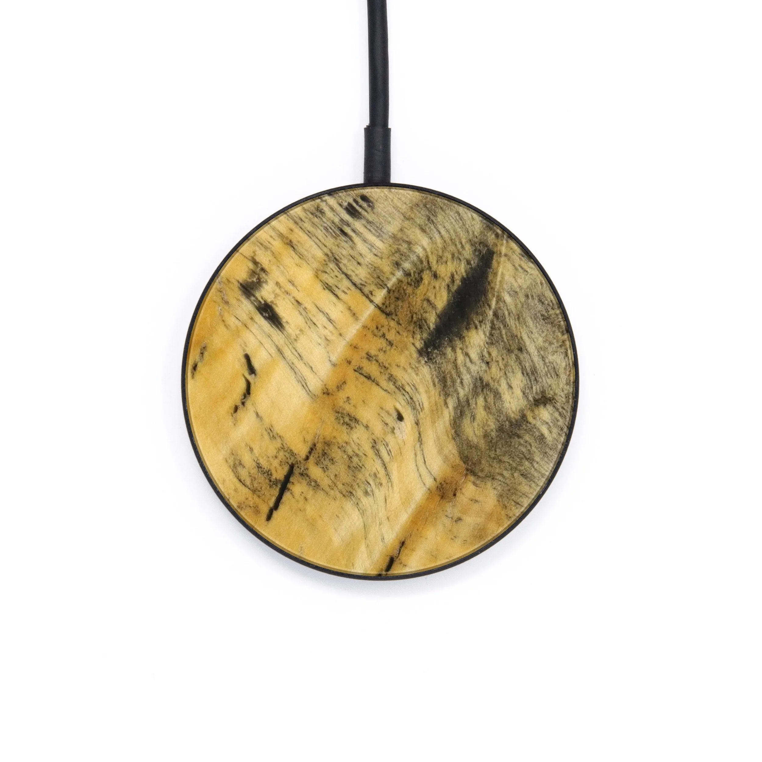 Circle Burl Wood Wireless Charger - William (Wood Burl, 643442)