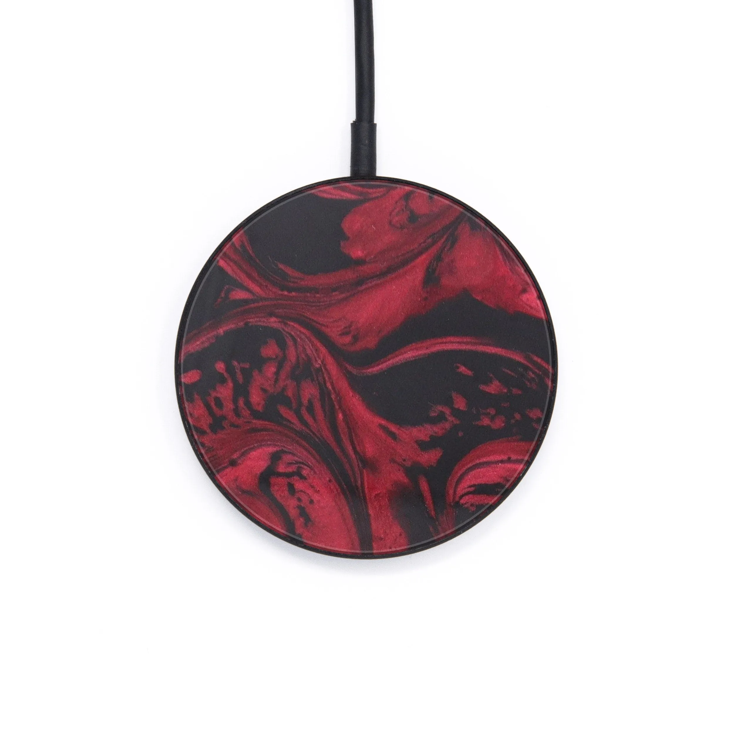 Circle ResinArt Wireless Charger - Materkowski (Dark Red, 599286)