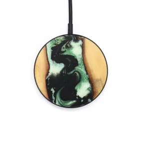 Circle Wood Resin Wireless Charger - Ciji (Green, 631875)