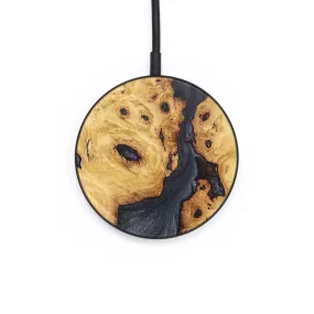 Circle Wood Resin Wireless Charger - Delbert (Pure Black, 704855)