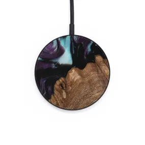 Circle Wood Wireless Charger - Mariel (Purple, 730052)