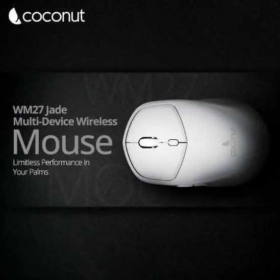 Coconut Jade Wireless Mouse   Bluetooth(White)