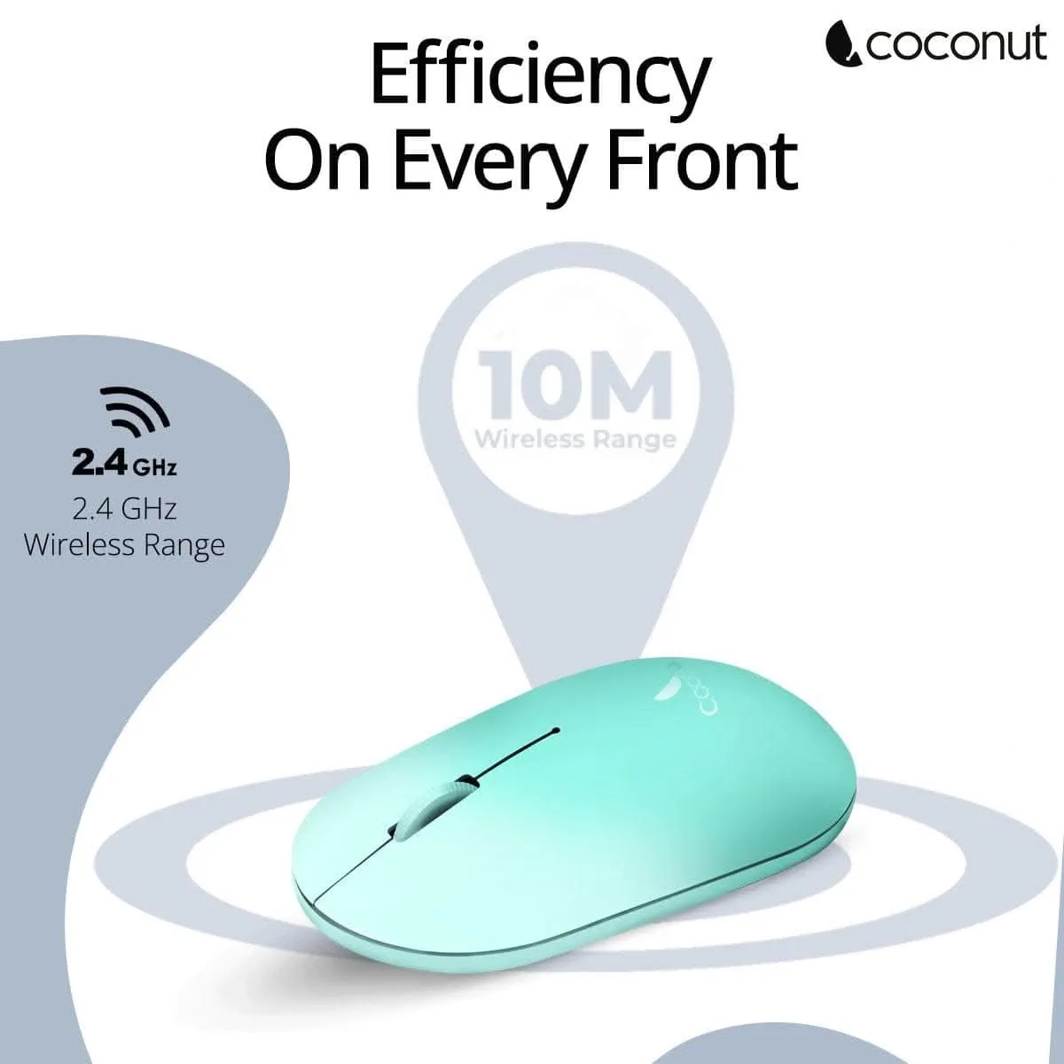 Coconut WM 21 Fame Wireless Mouse, Value Series(Blue)