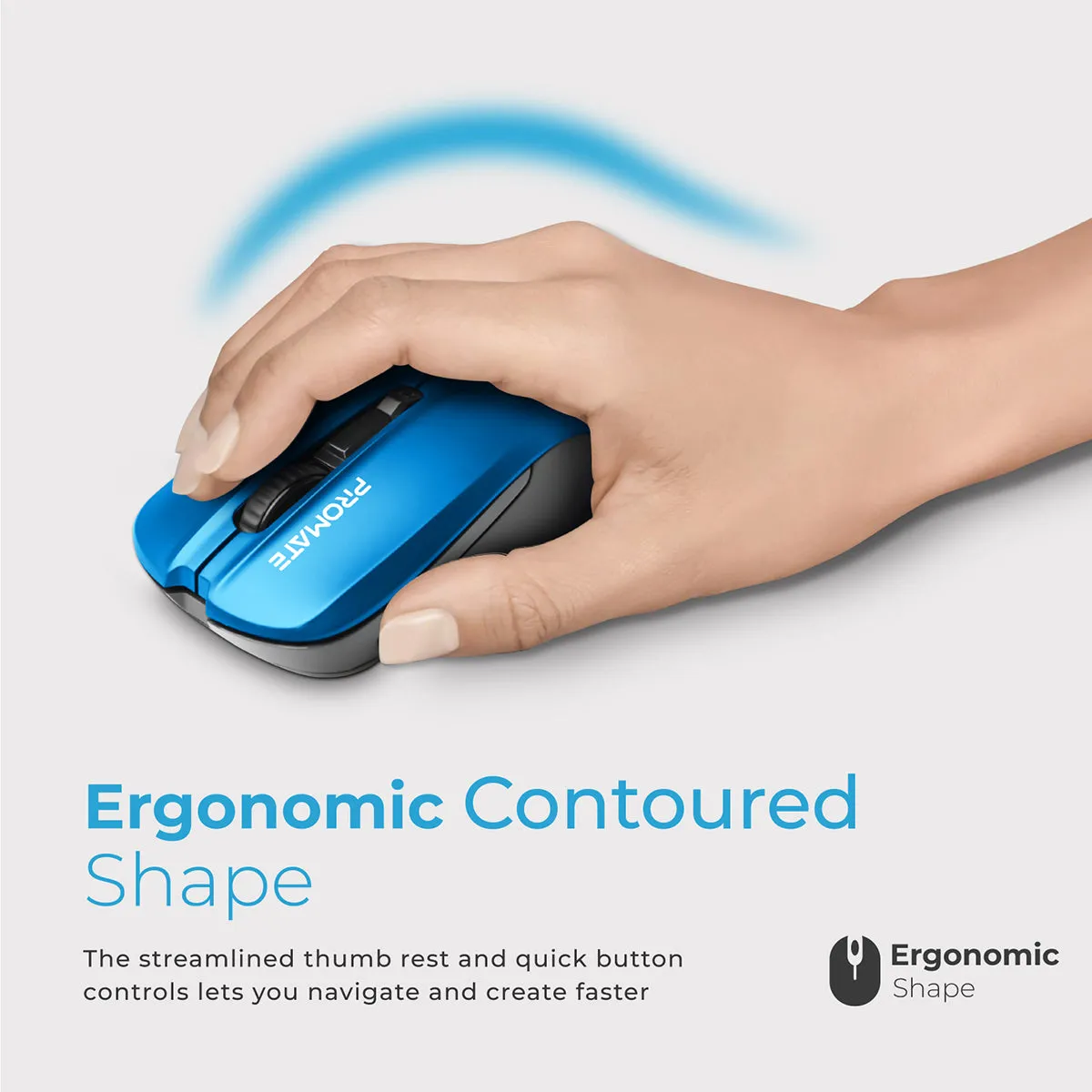 Comfort Performance Wireless Ergonomic Mouse