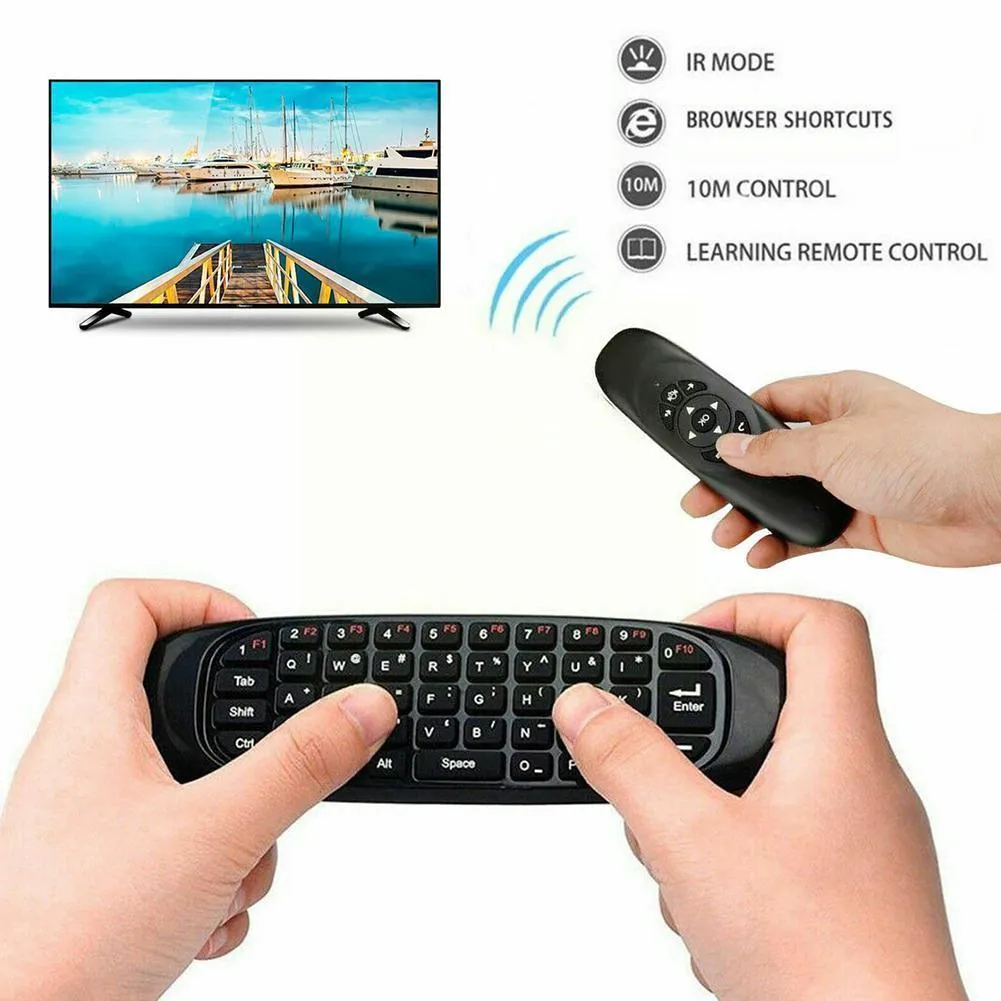 Controle Mouse Mini Teclado Smart Wireless