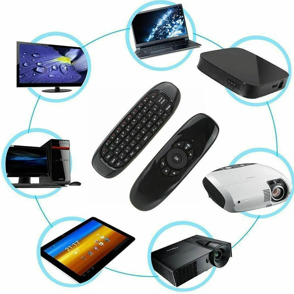 Controle Mouse Mini Teclado Smart Wireless