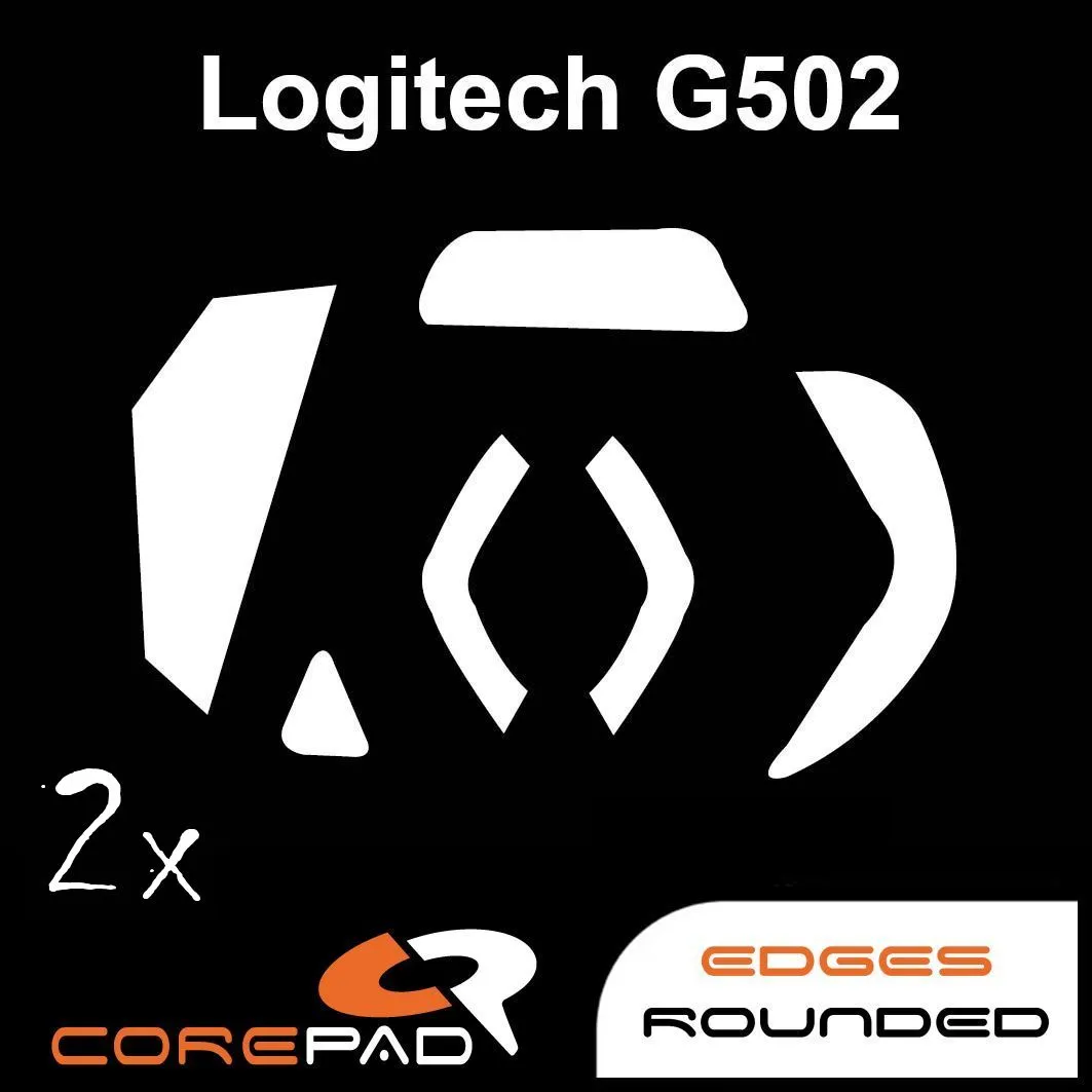 Corepad Skatez Mouse Feet for Logitech G502 (Wired)