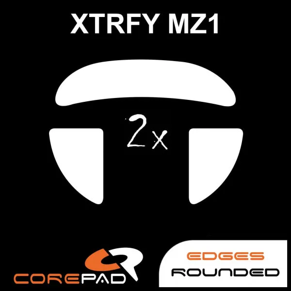 Corepad Skatez Mouse Feet for Xtrfy MZ1 Zy’s Rail