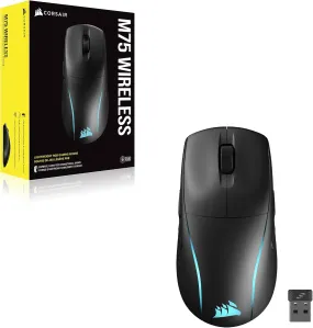 Corsair M75 WIRELESS Lightweight RGB 超輕量無線遊戲滑鼠 Black CH-931D010-NA