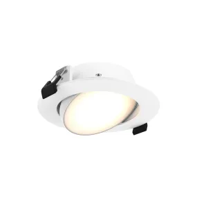 Dals Lighting Fusion GPN4-CC 4” 10W LED Recessed Gimbal Downlight Selectable CCT