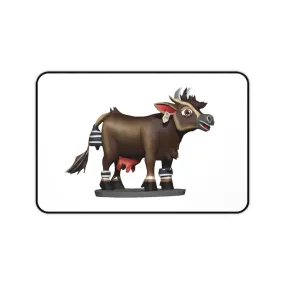 Dark Brown Cow Desk Mat