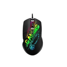 Deiog Wired Gaming Mouse Rgb Led Backlit Breathe Silent Mute 4000 Fit Ergonomic Optical Gaming M