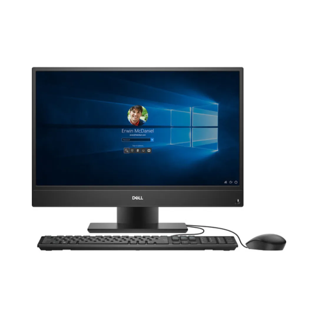 Dell 5270 All-In-One Desktop, 21.5", Intel Core i5-8500T, 2.10 GHz, 16GB RAM, 256GB SSD, Windows 11 Pro- Garde A Refurbished