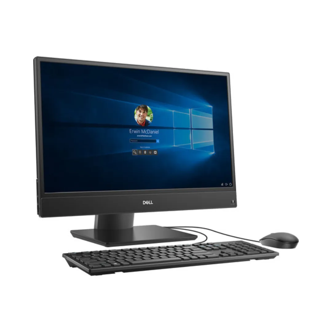 Dell 5270 All-In-One Desktop, 21.5", Intel Core i5-8500T, 2.10 GHz, 16GB RAM, 256GB SSD, Windows 11 Pro- Garde A Refurbished