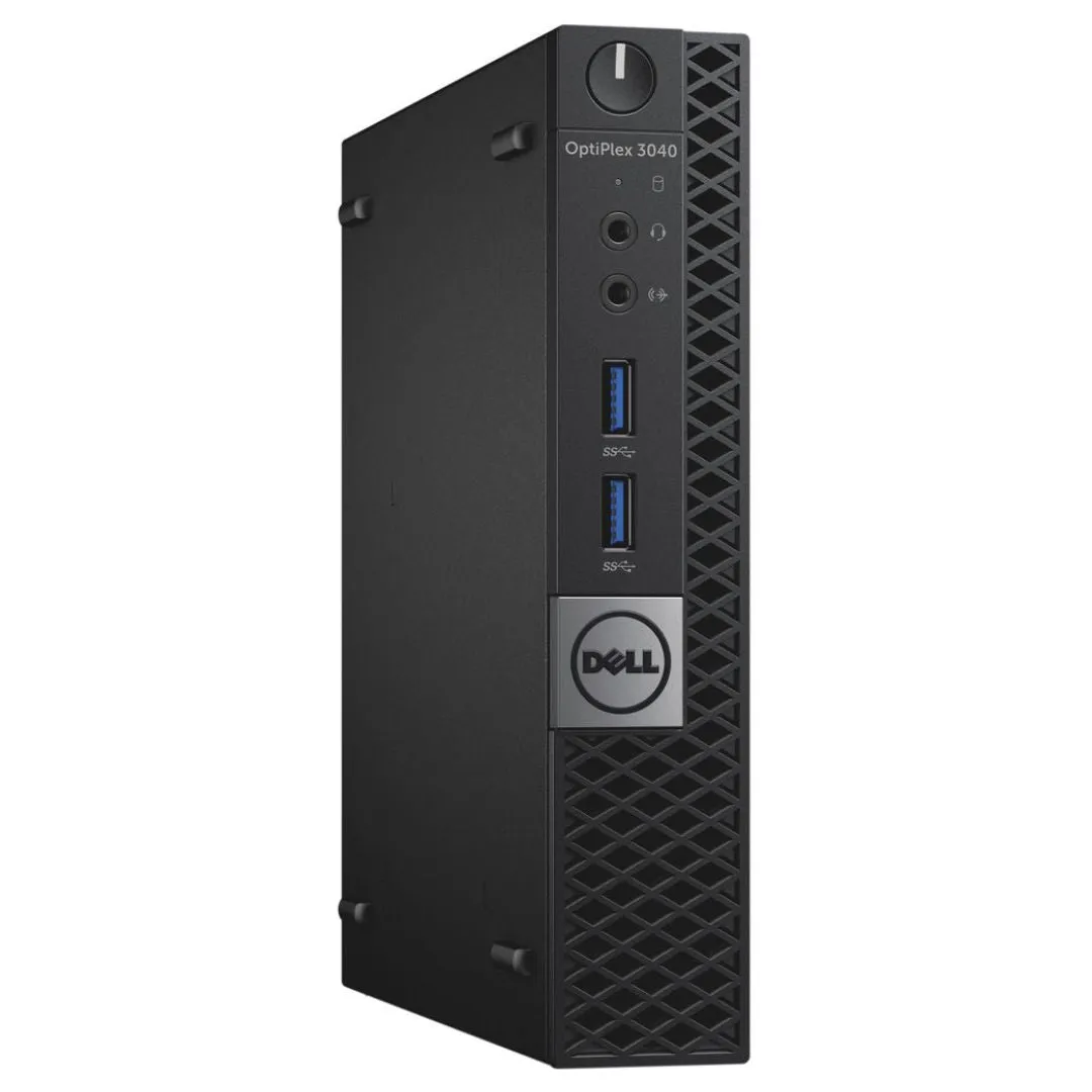 Dell OptiPlex 3040, Micro Desktop, Intel Core i5-6500T, 2.5GHz, 8GB RAM, 256GB SSD, Windows 10 Pro - Grade A Refurbished