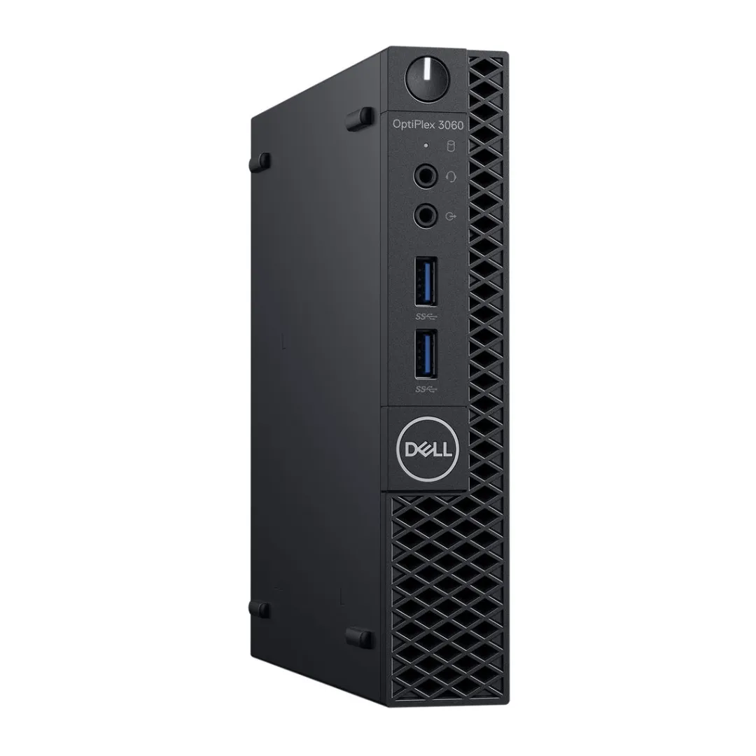 Dell OptiPlex 3060, Micro Desktop Bundled with 24" Monitor, Intel Core i5-8400T, 1.7GHz, 8GB RAM, 256GB SSD, Windows 10 Pro - Grade A Refurbished