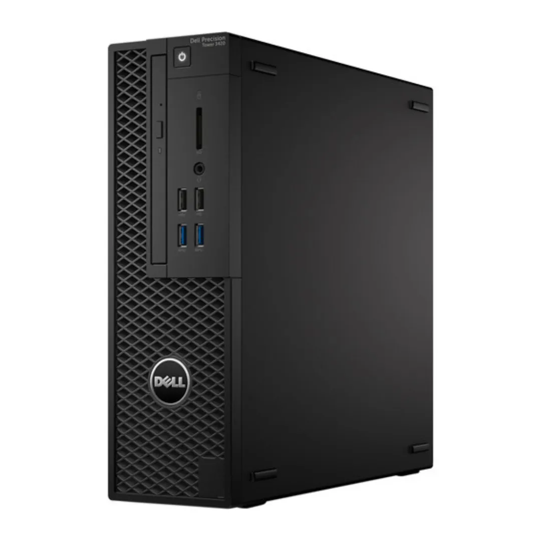 Dell OptiPlex 3420, WorkStation SFF Desktop, Intel i5-6500, 3.2GHz, 8GB RAM, 256GB SSD, DVD-RW, Windows 10 Pro - Grade A Refurbished