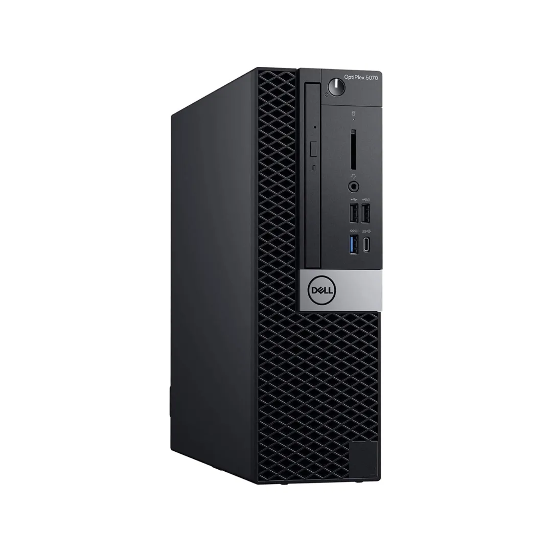 Dell OptiPlex 5070, SFF Desktop, Intel Core i5-9500, 3.0 GHz, 8GB RAM, 256GB SSD, Windows 10 Pro -  Grade A Refurbished