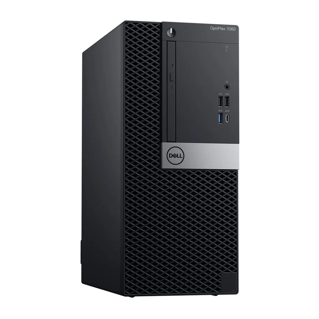 Dell OptiPlex 7060, Tower Desktop, Intel Core i7-8700, 3.2GHz, 64GB RAM, 1TB M2 SSD, Windows 10 Pro - Grade A Refurbished