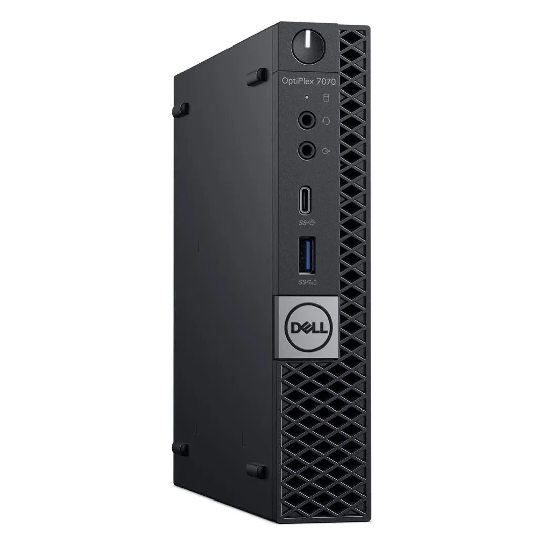 Dell OptiPlex 7070, Micro Desktop, Intel Core i7-9700T, 2.0GHz, 16GB RAM, 512GB SSD, Windows 10 Pro - Grade A Refurbished