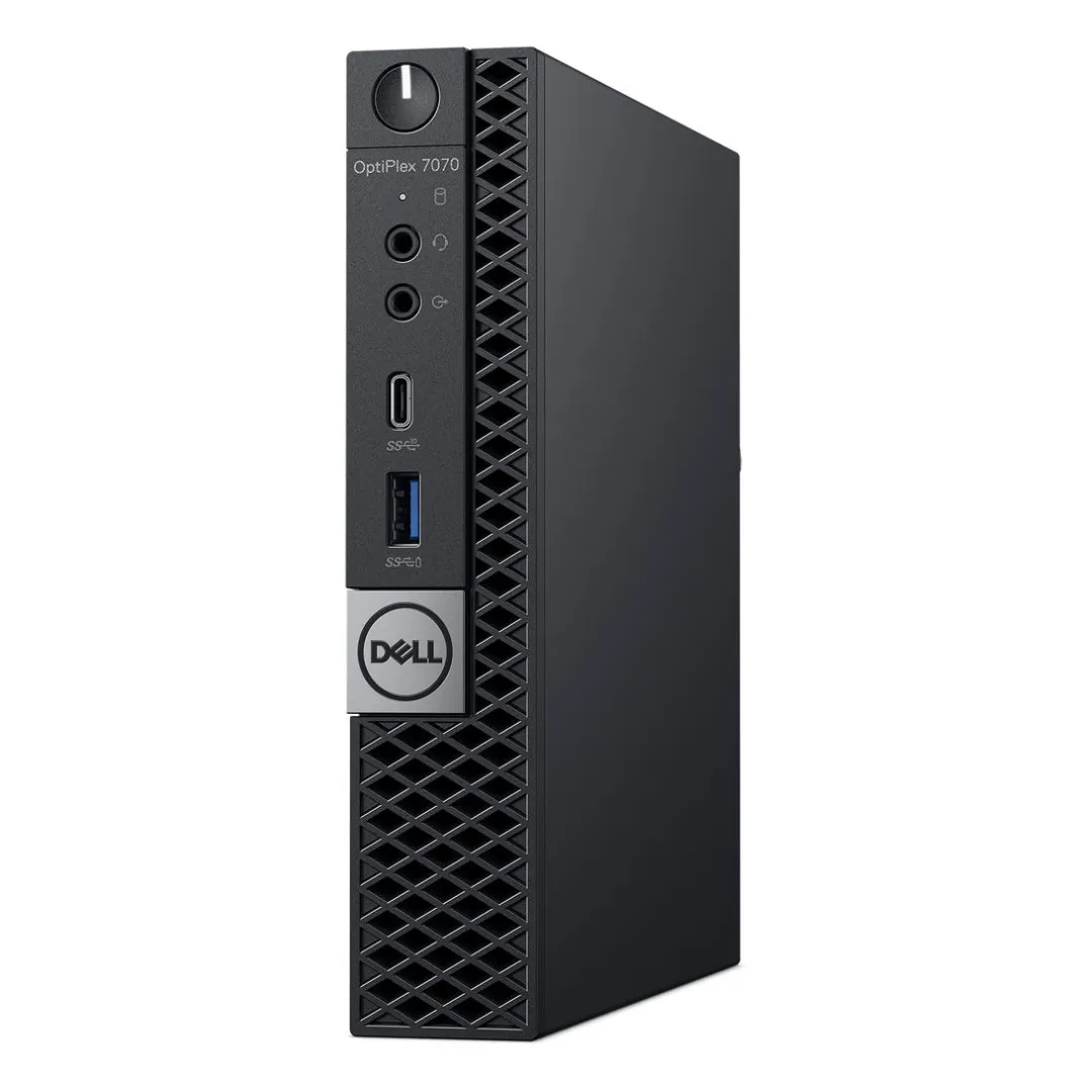 Dell OptiPlex 7070, Micro Desktop, Intel Core i7-9700T, 2.0GHz, 16GB RAM, 512GB SSD, Windows 10 Pro - Grade A Refurbished