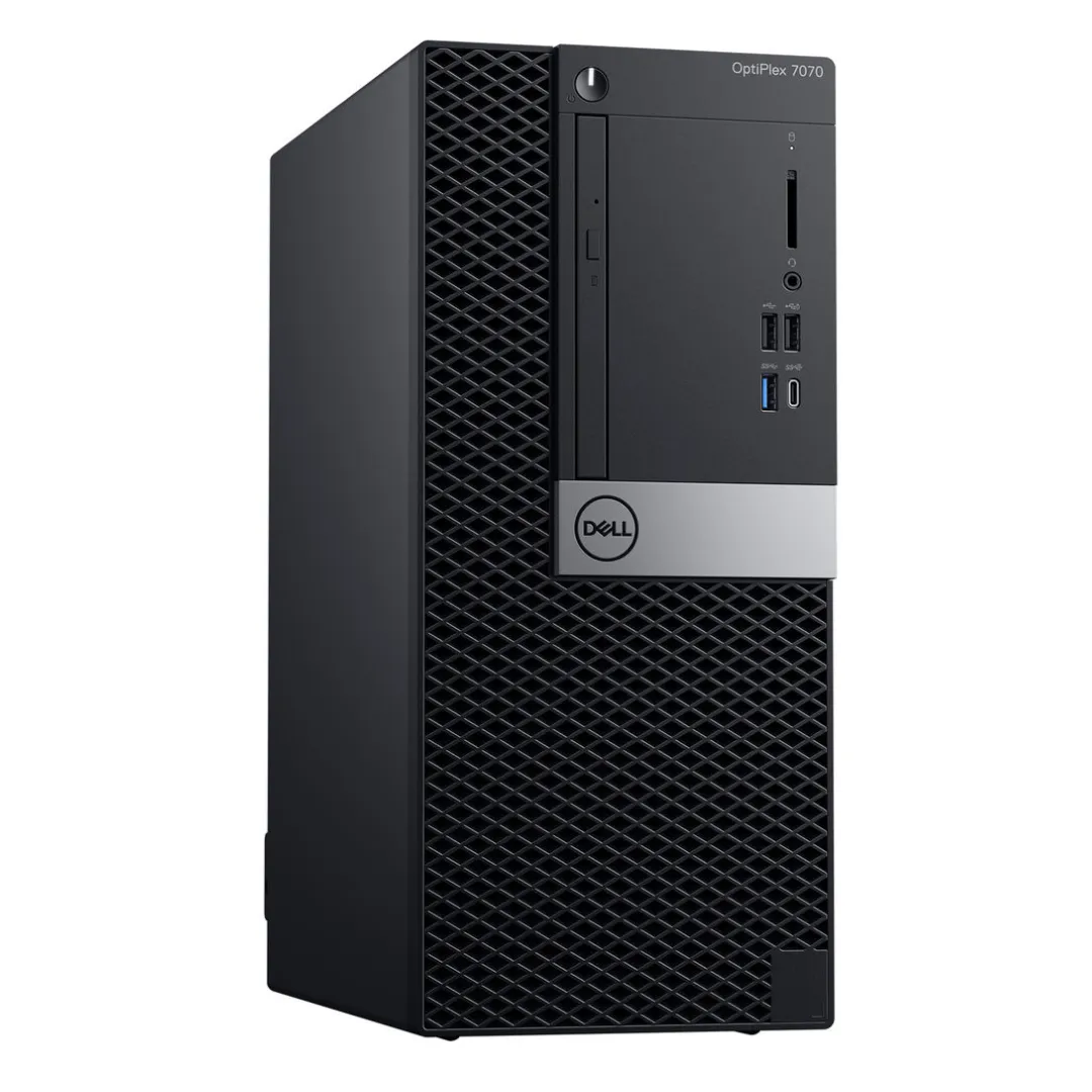 Dell OptiPlex 7070, Mini Tower Desktop, Intel Core i7-9700, 3.0GHz, 64GB RAM, 1TB NVMe, NVIDIA GT730, Windows 11 Pro - Grade A Refurbished