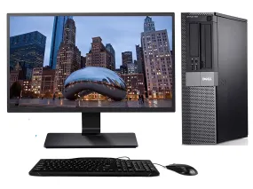 Dell Optiplex 990 Desktop   22 Inch Dell Monitor~Windows 10 64 Bit ~ Keyboard~Mouse~WiFi Refurbished