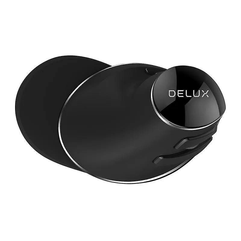 Delux M618 Plus Ergonomic Vertical Mouse: Larger Size 6 Buttons 2.4Ghz Wireless 1600DPI with Removable Palm Rest