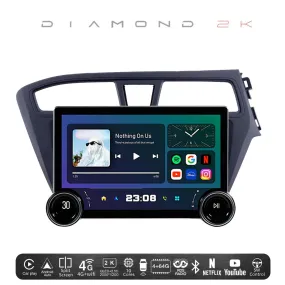 Diamond 2K - 11.5 Inch Dual Knob Android Multimedia Entertainment Unit - Hyundai i20 (14-17)