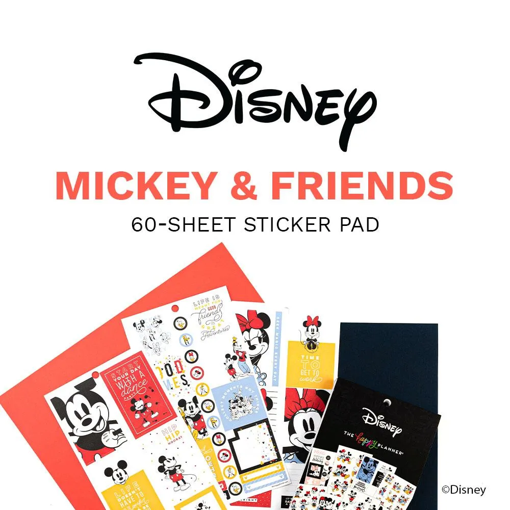 Disney © Mickey & Friends Value Pack Stickers- Better Together