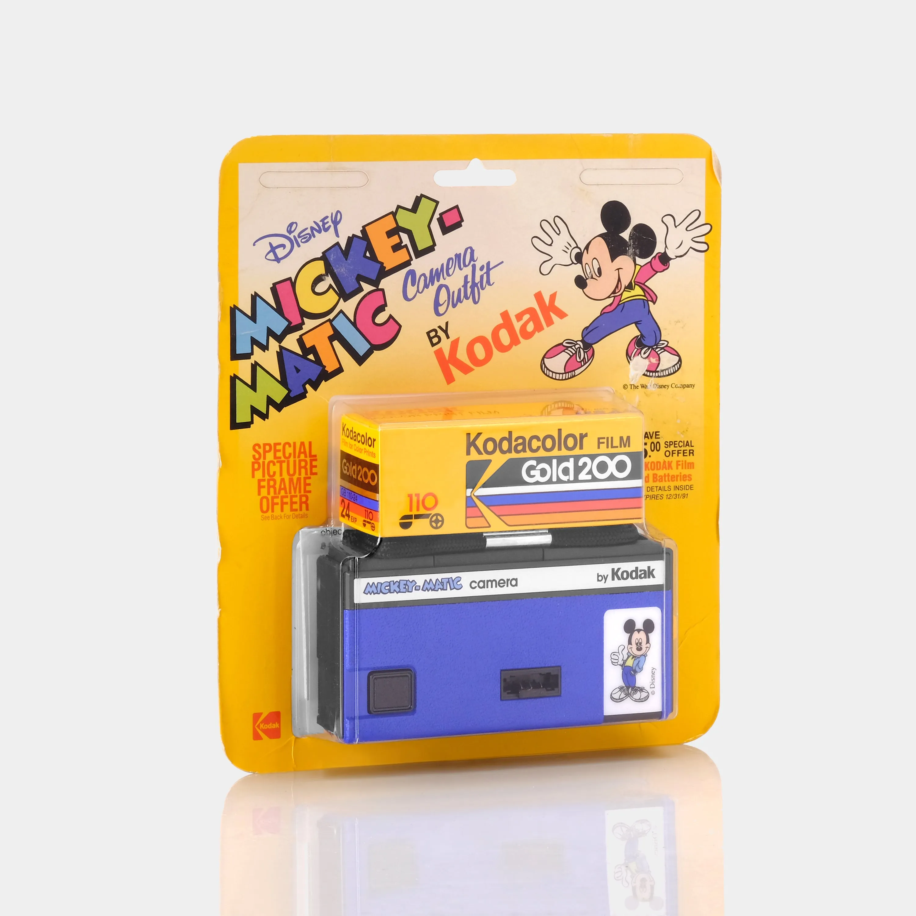 Disney Mickey-Matic 110 Film Camera by Kodak (New Old Stock)