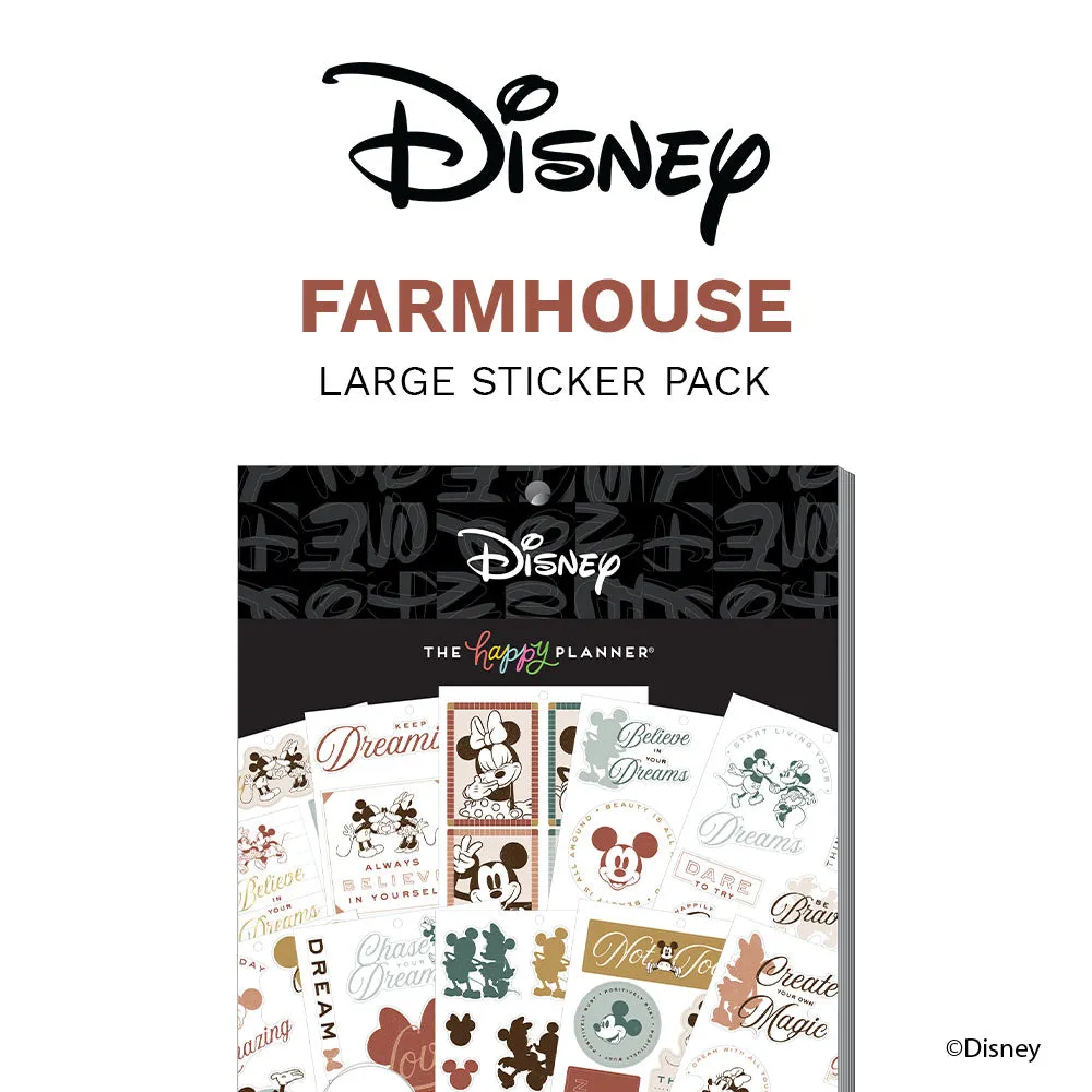 Disney© Mickey Mouse & Minnie Mouse Farmhouse Large Value Pack Stickers