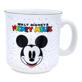 Disney Mickey Mouse Rainbow Ceramic Camper Mug | Holds 20 Ounces