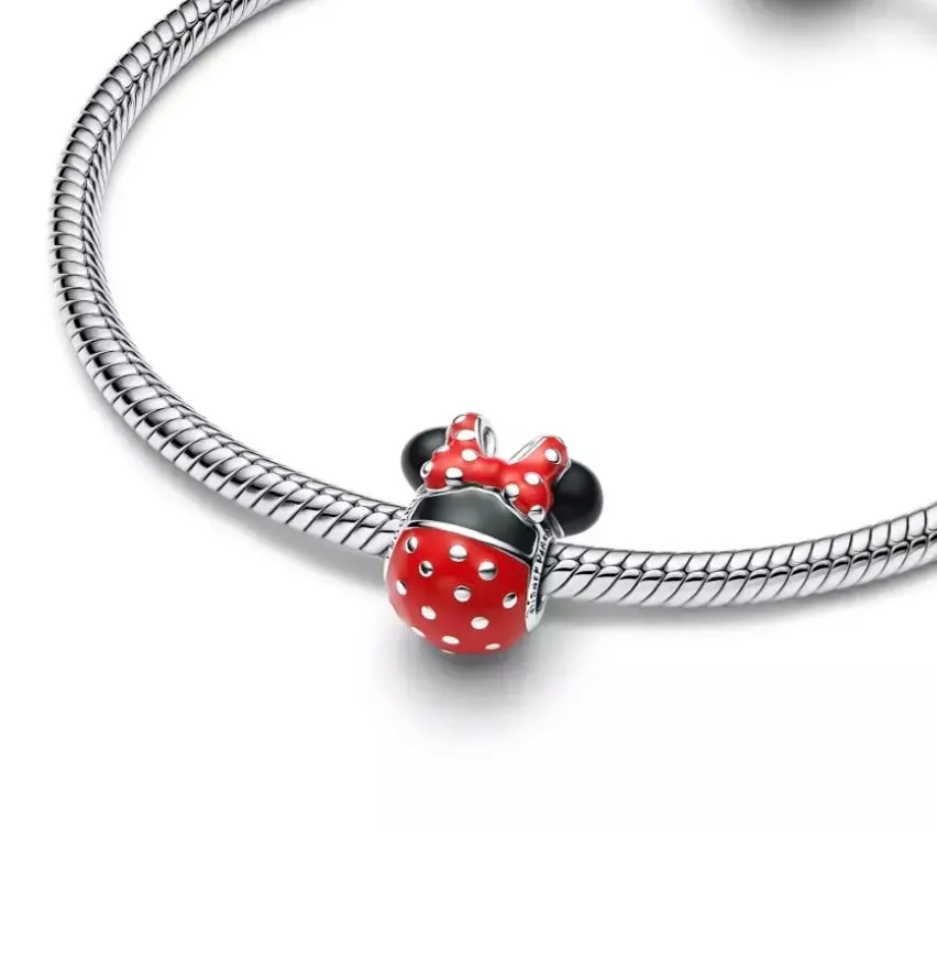 Disney Minnie Mouse Icon Enamel Bead Charm