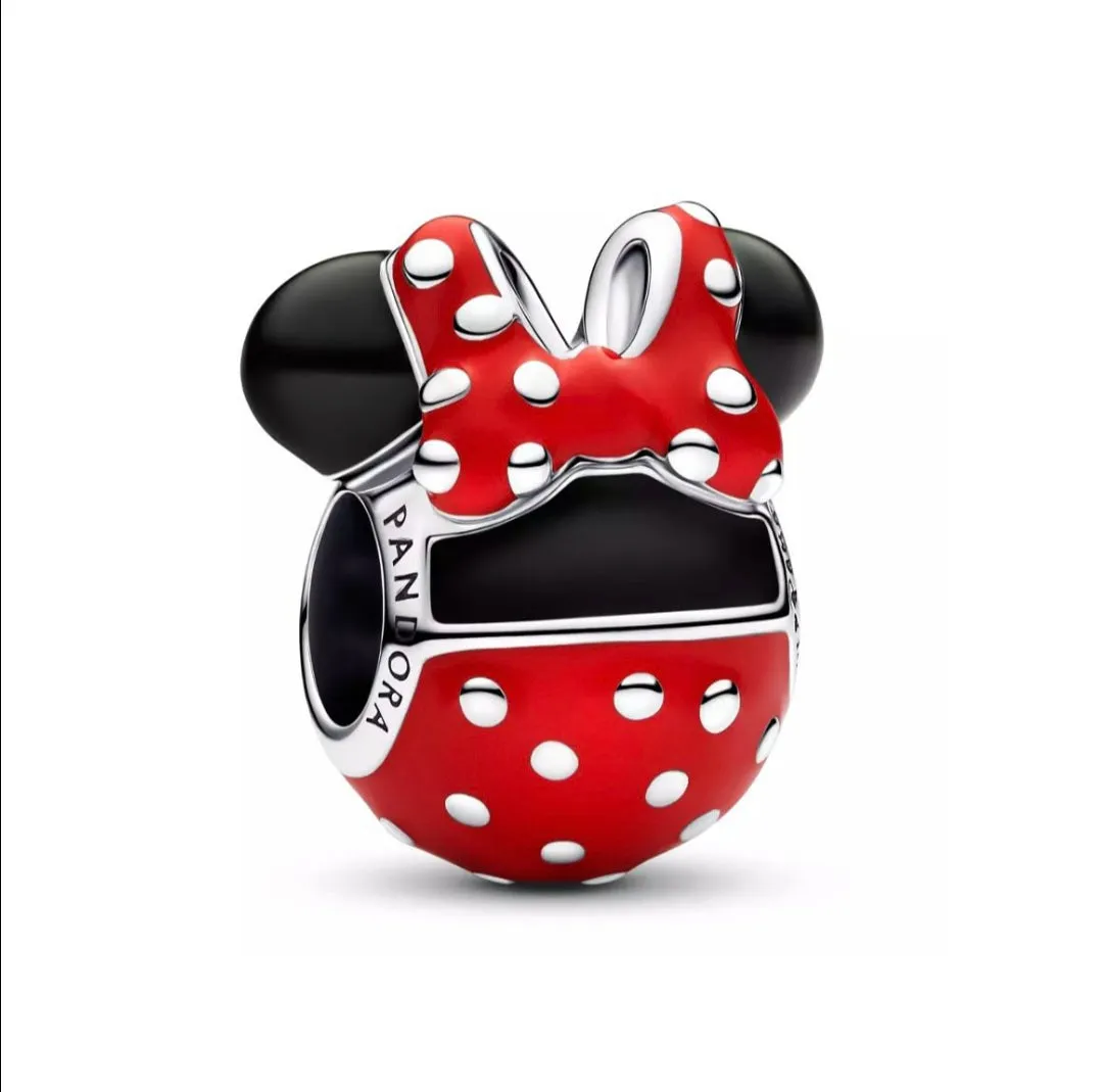 Disney Minnie Mouse Icon Enamel Bead Charm