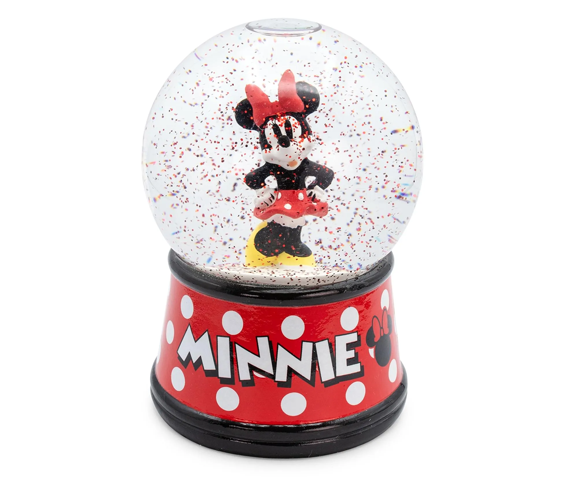 Disney Minnie Mouse Light-Up Collectible Snow Globe | 6 Inches Tall