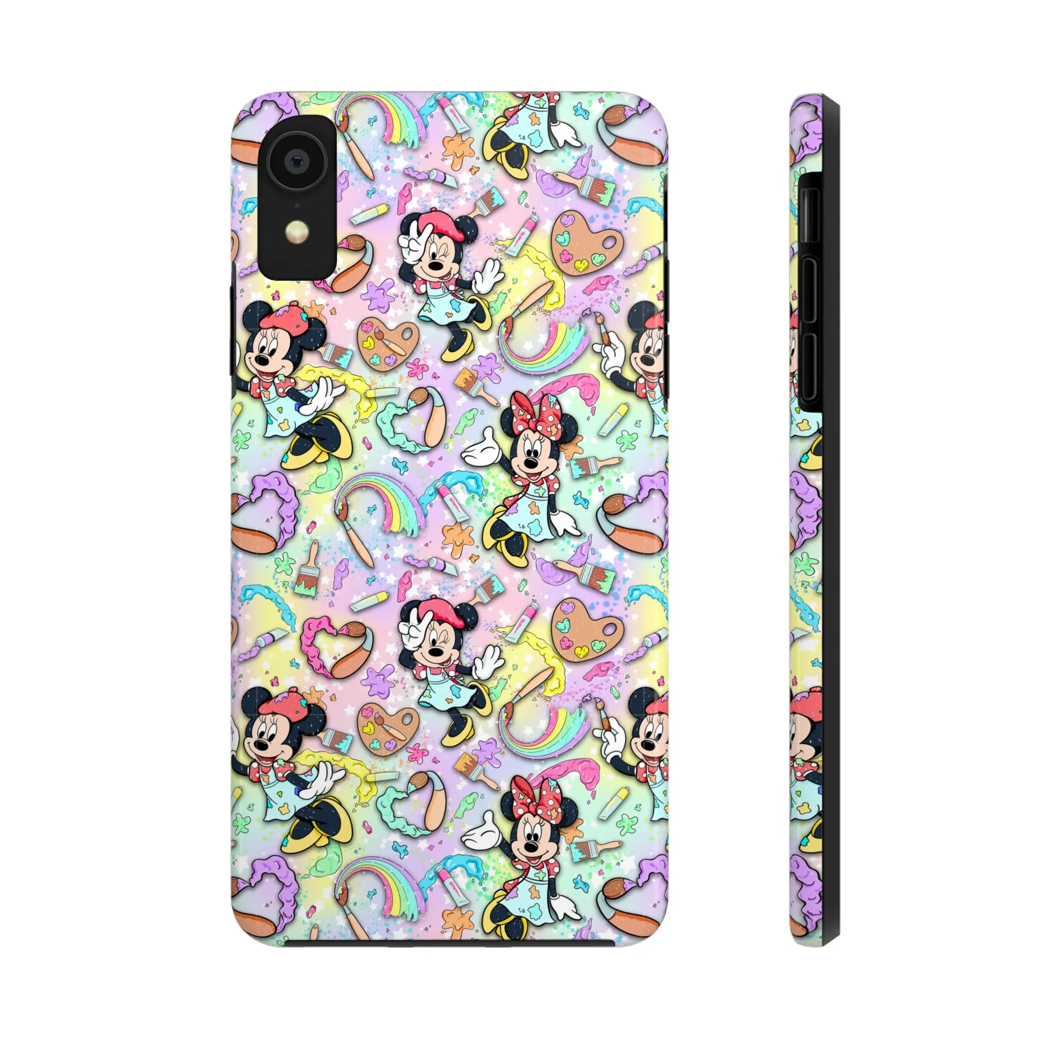 Disney Minnie Paint Inspired Phone Case Gift Inspired Fan Art Iphone Quotes Disneyland Magic Kingdom World Show Mouse Art Creative Festival