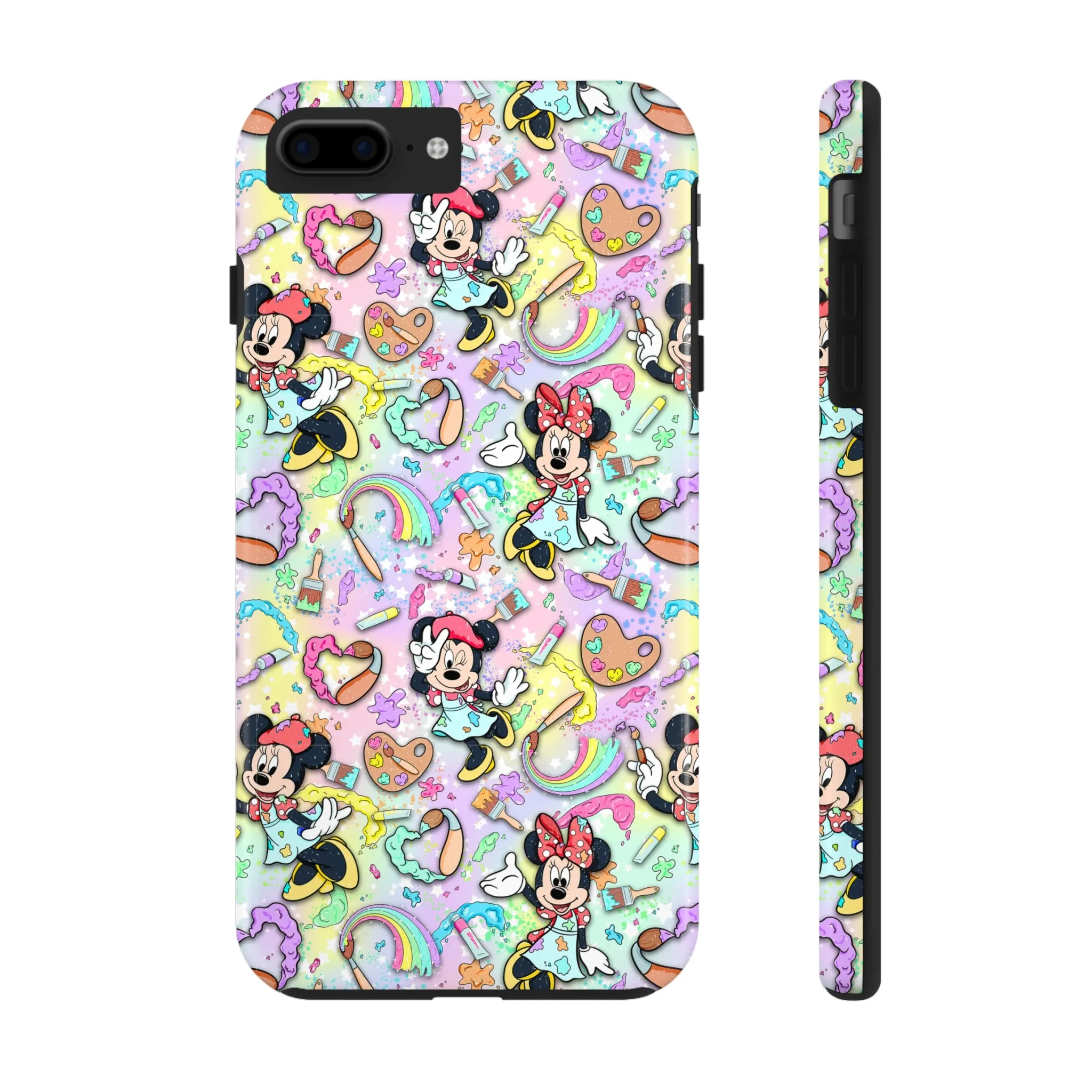 Disney Minnie Paint Inspired Phone Case Gift Inspired Fan Art Iphone Quotes Disneyland Magic Kingdom World Show Mouse Art Creative Festival