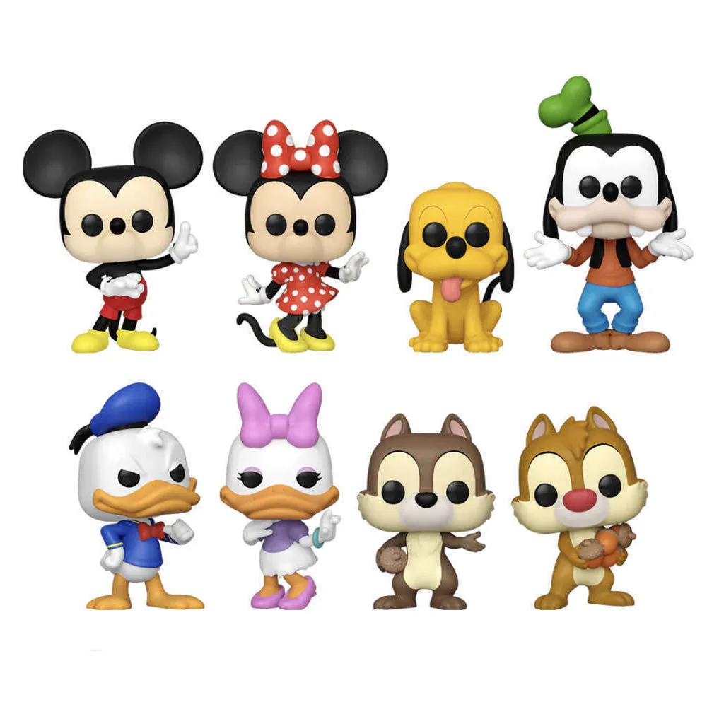 Disney Pop! Vinyl Figure Classics Mickey Mouse / Minnie Mouse / Pluto / Goofy / Donald Duck / Daisy Duck / Chip / Dale (8-Pack) (Funko Shop Exclusive)