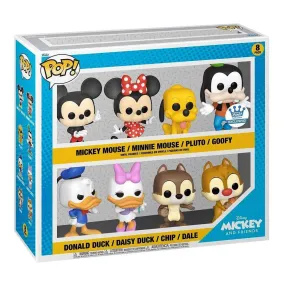 Disney Pop! Vinyl Figure Classics Mickey Mouse / Minnie Mouse / Pluto / Goofy / Donald Duck / Daisy Duck / Chip / Dale (8-Pack) (Funko Shop Exclusive)