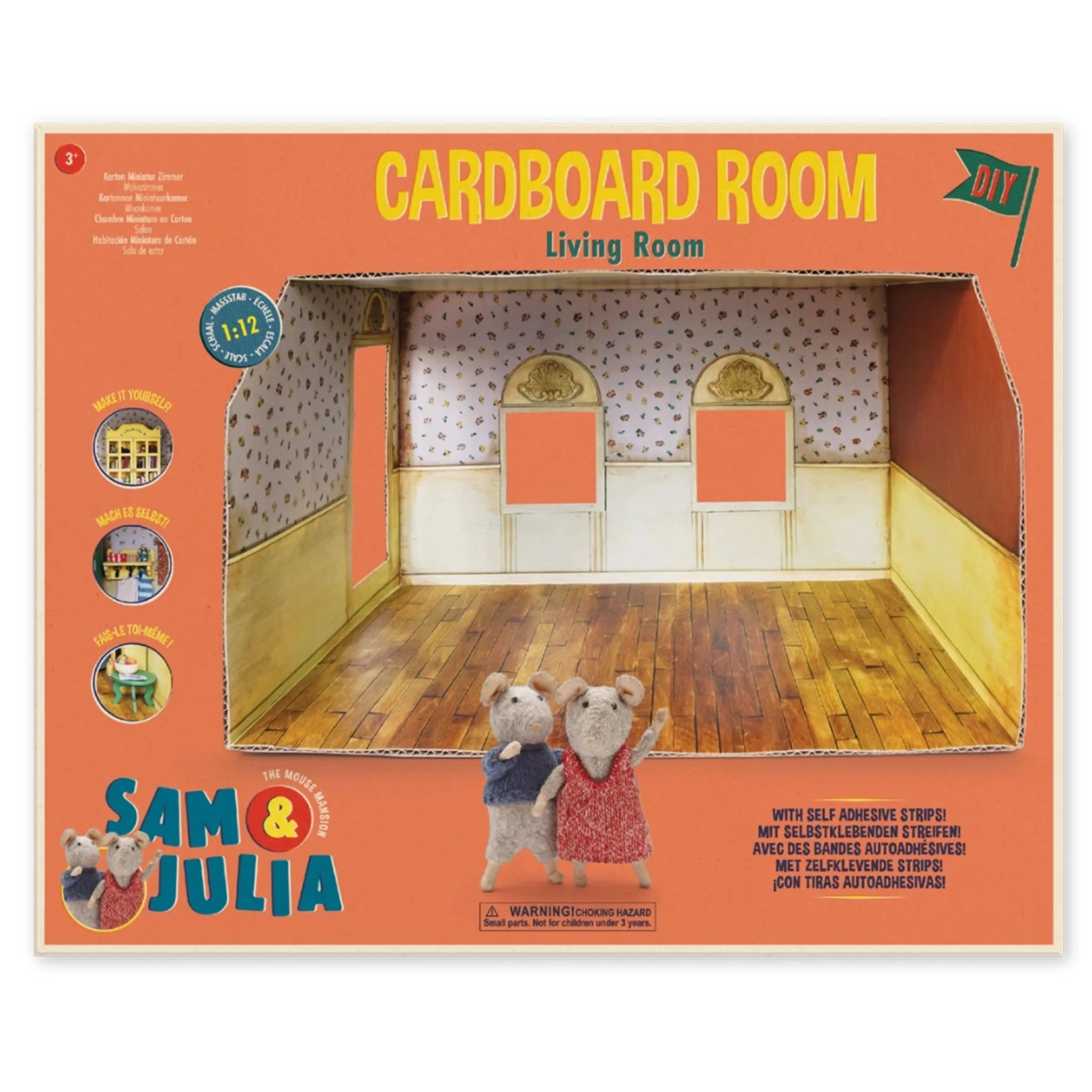 Dollhouse - Cardboard Room - Living Room