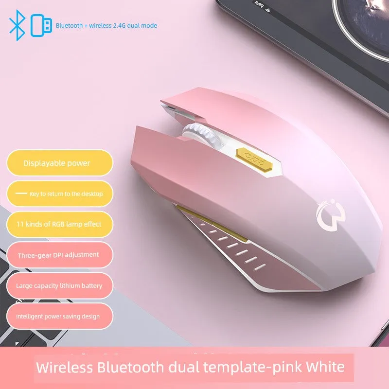 E-Sports Games Luminous Girl Bluetooth Wireless Mouse