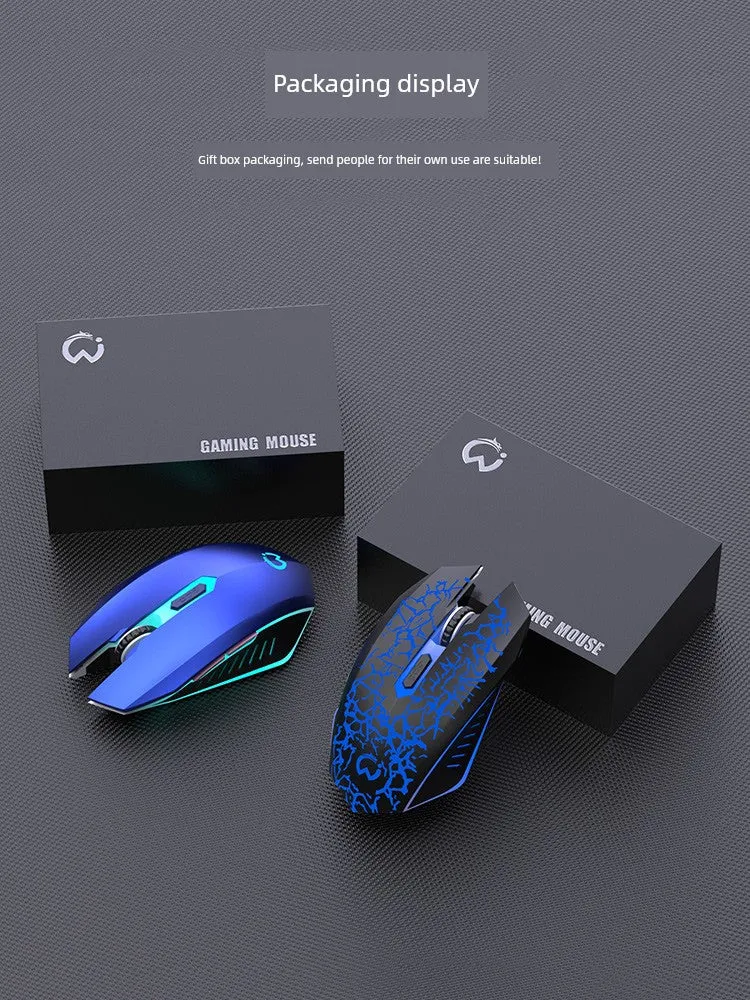 E-Sports Games Luminous Girl Bluetooth Wireless Mouse