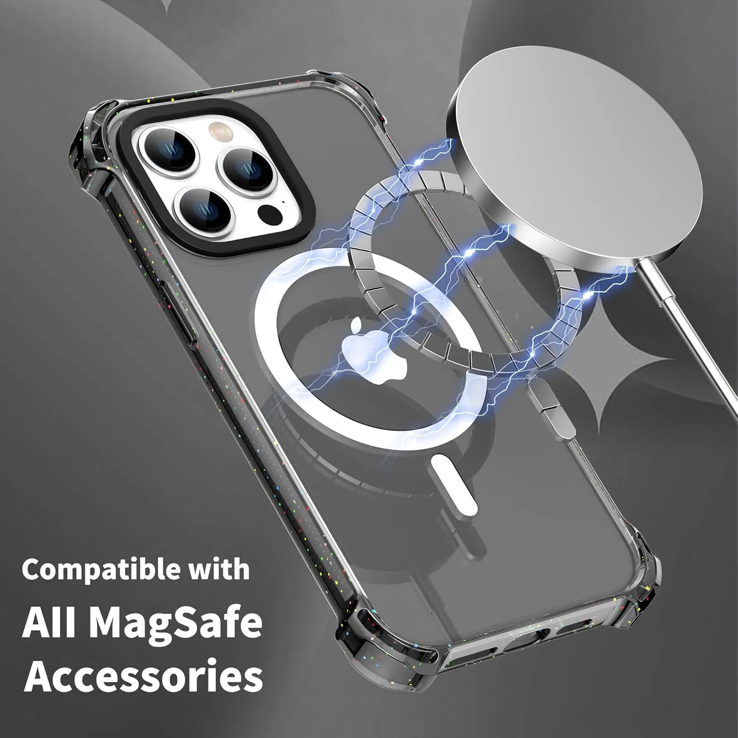 Entronix Apple iPhone 16 Pro [Magnetic-Compatible] Case - Bouncy Bumper,