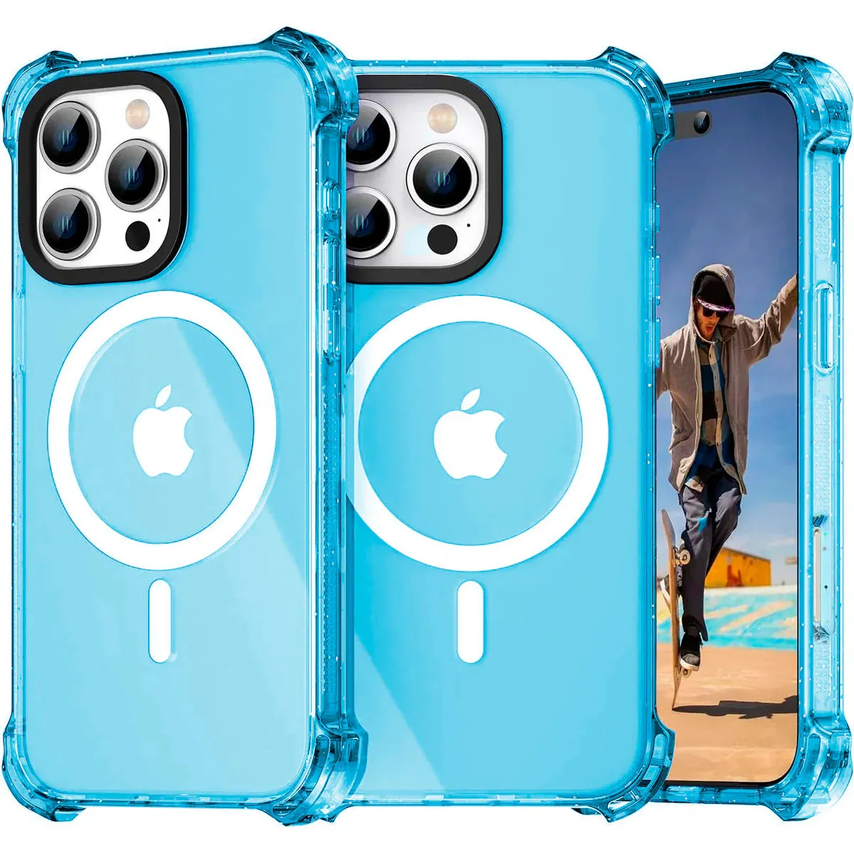 Entronix Apple iPhone 16 Pro [Magnetic-Compatible] Case - Bouncy Bumper,