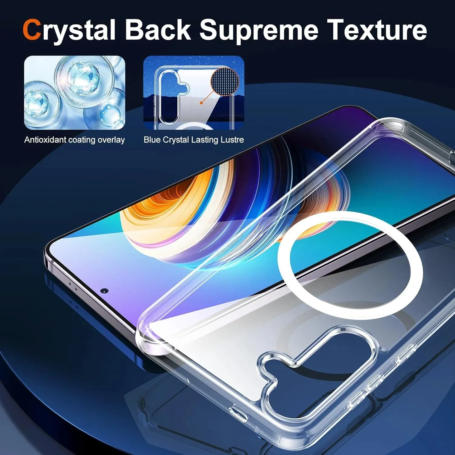 Entronix Samsung Galaxy S25 [Magnetic-Compatible] Crystal Clear - Sturdy Case