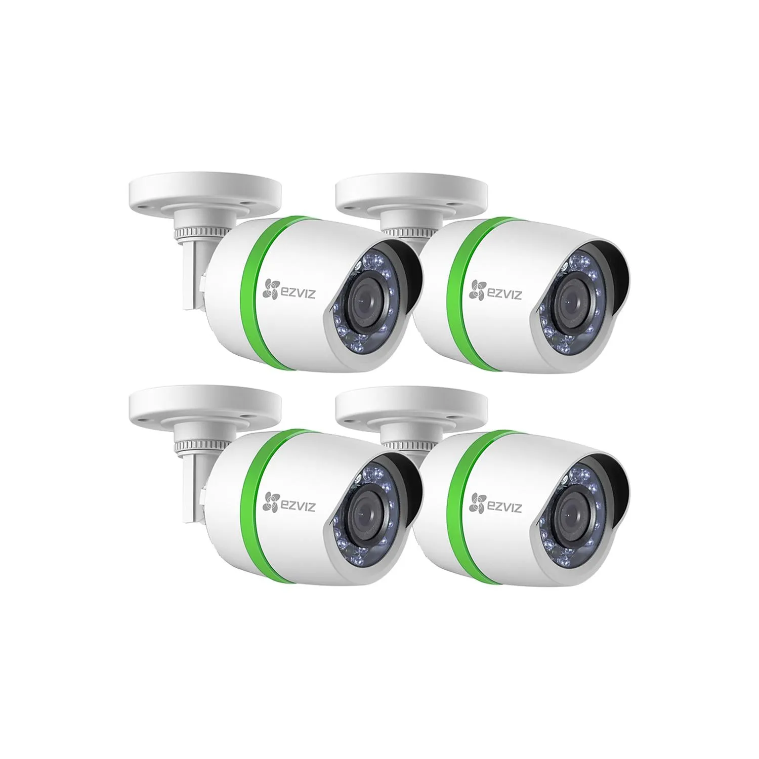 Ezviz 4-Channel 1080p HD Security System, 4 Analog Cameras, 1TB HDD - BD-1424B1 (Certified Refurbished)