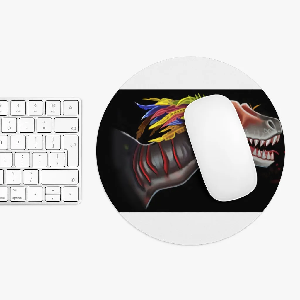 Feathered Raptor Mouse Pad